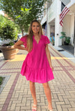 Ruffle Hem Dress