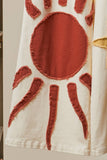 Sun Moon Star Patch Pants