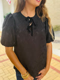 Ren Top Jet Black - Southern Grace Boutique 