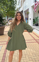 Scallop Hem Dress