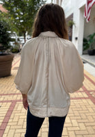 Satin Button Down Top
