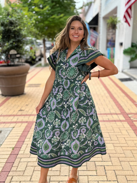 Elora Midi Dress - Southern Grace Boutique 