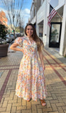 Puff Sleeve Maxi - Southern Grace Boutique 