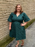 Jacquard Dress - Southern Grace Boutique 