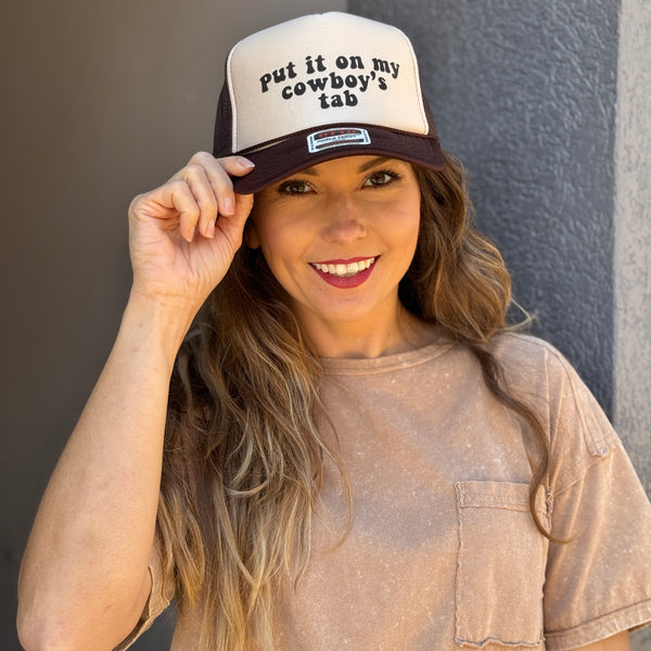 "Put it On My Cowboys tab" Hat - Southern Grace Boutique 