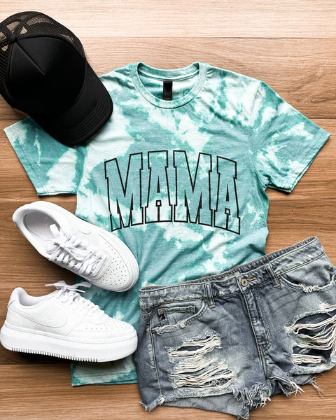 Mama Varsity Bleached Tee