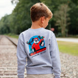 Pixeled Duck Hunt Toddler Sweatshirt - Southern Grace Boutique 