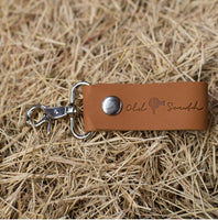 Leather Keychain - Southern Grace Boutique 