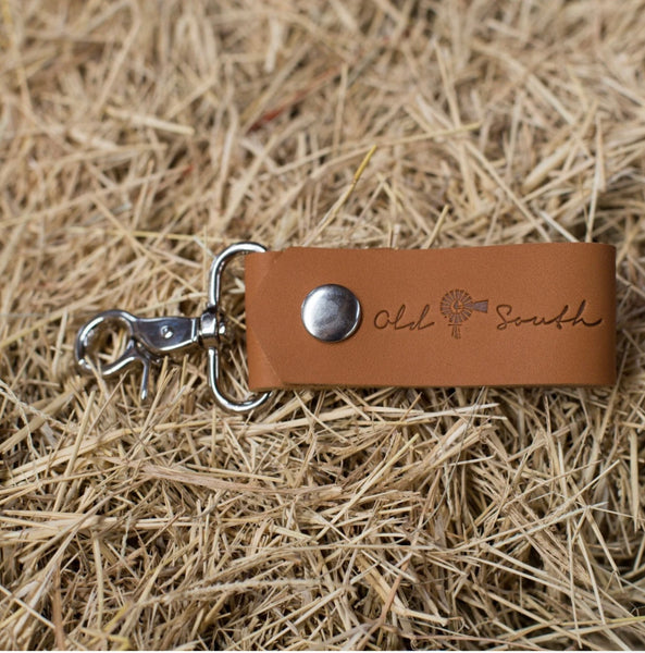 Leather Keychain - Southern Grace Boutique 