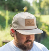 Single Antler Leather Patch Hat