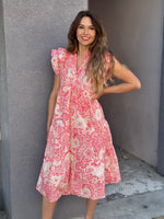Paisley Print Dress