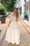 LACE TRIM MAXI