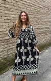 Tribal Print Midi Dress - Southern Grace Boutique 