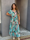 Floral Tiered Dress