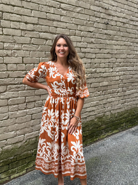 Lucinda Midi Dress - Southern Grace Boutique 