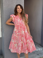 Paisley Print Dress