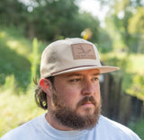 Single Antler Leather Patch Hat