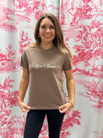 Coffee + Jesus Tee - Southern Grace Boutique 