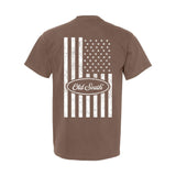 Stars, Stripes & Camo Tee, Espresso