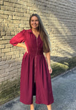 Zippered Midi Dress