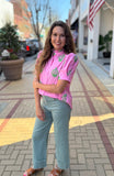 Embroidered Woven Top - Southern Grace Boutique 