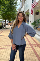 Gail V-Neck Top