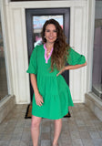 Cooper Green Dress - Southern Grace Boutique 