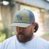Two Tone Ducks Trucker Hat Charcoal
