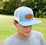OS Leather Patch Trucker Hat - Southern Grace Boutique 