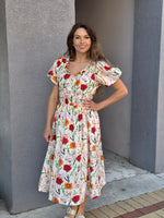 Smocked Midi Dress