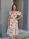 Smocked Midi Dress