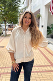Satin Button Down Top