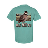 Bobwhite Quail Tee, Seafoam