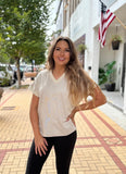 Ivory Knit Top