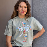 Floral Cross Tee