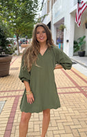 Scallop Hem Dress