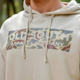 Thicket Camo Logo Hoodie , Sand - Southern Grace Boutique 
