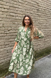 Green Boho Midi - Southern Grace Boutique 