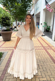 LACE TRIM MAXI