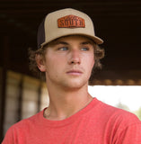 OS Leather Patch Trucker Hat - Southern Grace Boutique 