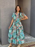 Floral Tiered Dress