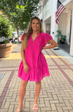 Ruffle Hem Dress