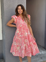 Paisley Print Dress