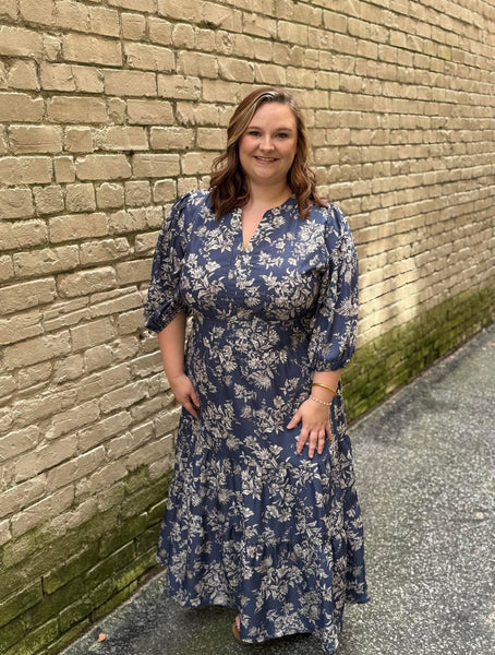 Aura Midi Dress - Southern Grace Boutique 