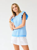 Oakley Sweater, Blue - Southern Grace Boutique 