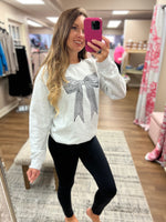 Coquette Bow Sweatshirt - Southern Grace Boutique 