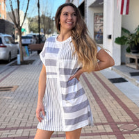 Striped T-Shirt Dress