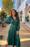 Gracelyn Aventurine Dress - Southern Grace Boutique 