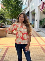 Tamryn Fall Floral Fire Top