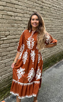 Terra Cotta Midi Dress